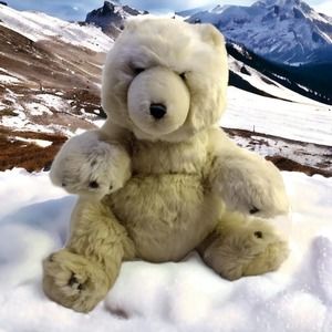 GUND American Eagle Outfitters 18" Realistic Plush Polar Bear Stuffed Animal